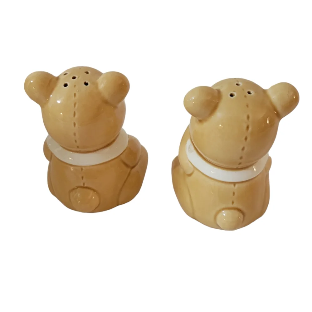 Geo Z Lefton Teddy Bear Salt and Pepper Shakers